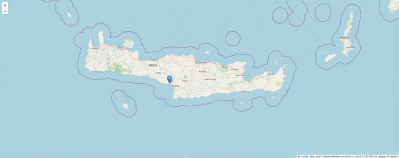 Agia Galini Baugrundstück mit Meerblick in Agia Galini, Kreta Grundstück kaufen